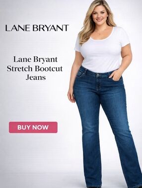 Lane Bryant Stretch Bootcut Jeans 16‎